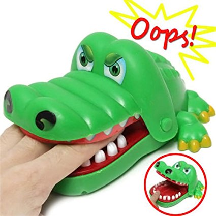 Oun Nana Crocodile Dentist, Crocodile Biting Finger Game Funny Toy Gift Funny Toys For Kids, 1 To 4 Players, Ages 4 And Up