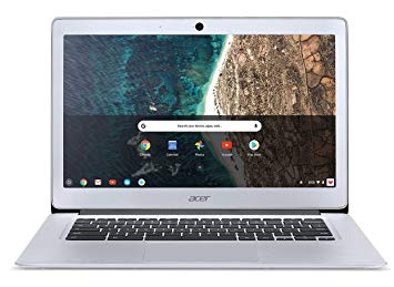 2019 Acer 14" Thin & Lightweight FHD IPS Chromebook Aluminum Laptop Computer, Intel Quad-Core Celeron N3160 up to 2.24GHz, 4GB RAM, 32GB eMMC, 802.11AC WiFi, Bluetooth 4.2, USB 3.0, HDMI, Chrome OS