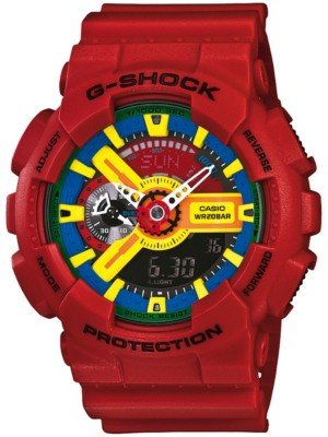 Casio G-Shock Men's Red Analog Digital Watch Ga-110Fc-1A