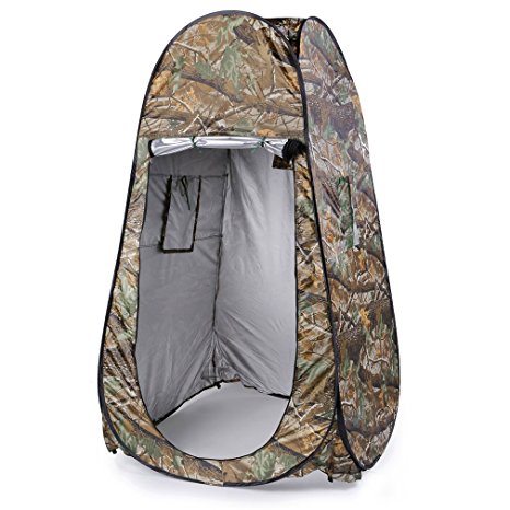 Pop Up Tent, YKS Waterproof Portable Changing Room, Outdoor Winter Privacy Tent for Camping Shower Toilet Beach Park