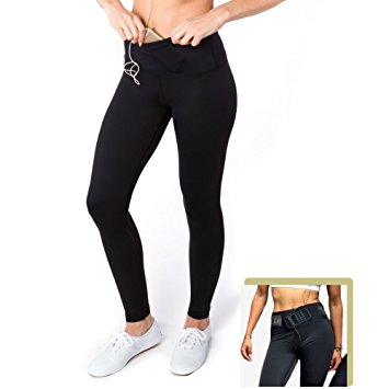 Sport-it Top Yoga Leggings, Women's Workout Pants with Pockets, Running Tights