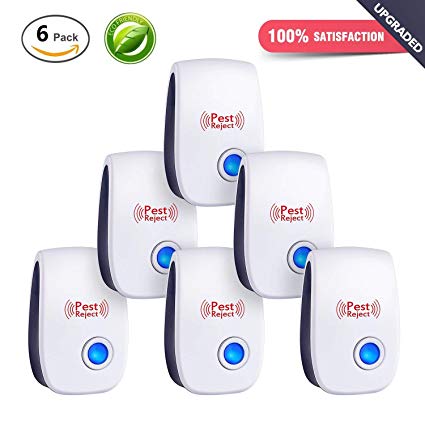 2018 Ultrasonic Pest Repeller & Mosquito Repellent Plug in Pest Control - Electrical Mice Repellent & Rat Repellent in Pest Repellent - Bug Repellent for Flea,Ant,Fly,Roach,Spider-No More Trap & Spray