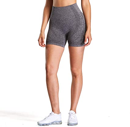 Aoxjox Women's High Waisted Vital Seamless Workout Yoga Gym Shorts