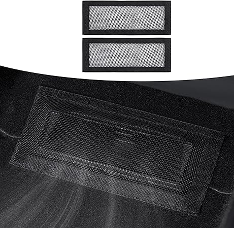 Air Vent Cover for Tesla Model Y Model 3, Air Flow Vent Grille,Car Air Outlet Mesh,Air Vent Cover Backseat Air-Flow Vent Protection, Rear Seat Air Outlet Grille Anti-Blocking Protector