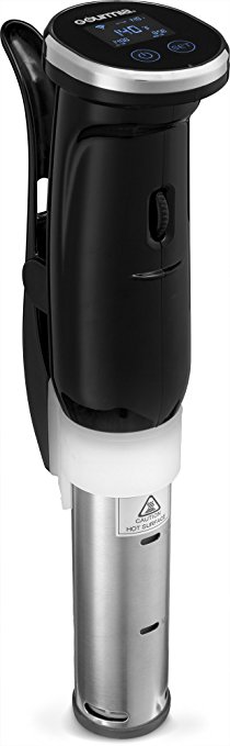 Gourmia GSV150B Gsv150 Gourami Gsv150B Wi-Fi Sous Vide Precision Cooker Immersion Pod, 1200W Powerful & Accurate, One Size, Black