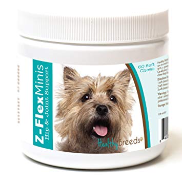 Healthy Breeds Z-Flex Minis Hip & Joint Support Soft Chews - Over 100 Breeds - Small Breed Formula - 60 Count