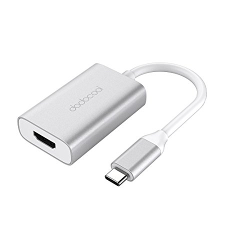 dodocool USB-C to HD Output Adapter, Support 4K Resolution USB Type-C Converter for MacBook / MacBook Pro / 2017 iMac / Samsung Galaxy Note 8 / S8 / S8 Plus and More