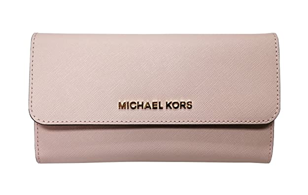 Michael Kors Women's Jet Set Travel Large Trifold Wallet