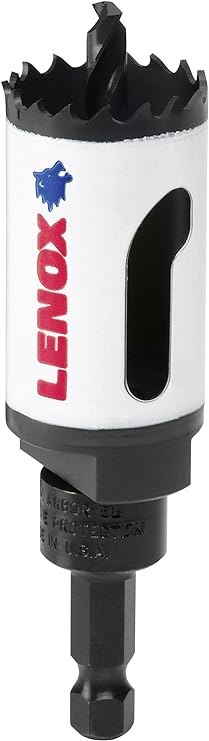 LENOX Tools Hole Saw, Bi-Metal, Speed Slot, Arbored, 1-3/16-Inch (1772474)