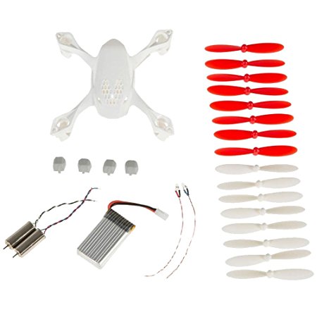 1 X The Hubsan X4 H107D FPV Quadcopter Crash Pack