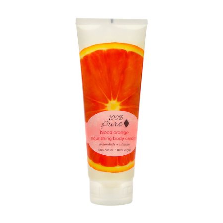 100% Pure Blood Orange Nourishing Body Cream, 8.0 Fluid Ounce