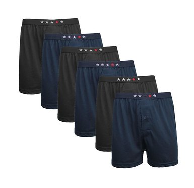 Galaxy By Harvic 3-Pack, 6-pack, 9-pack & 12-pack Mens Knit Boxer Shorts