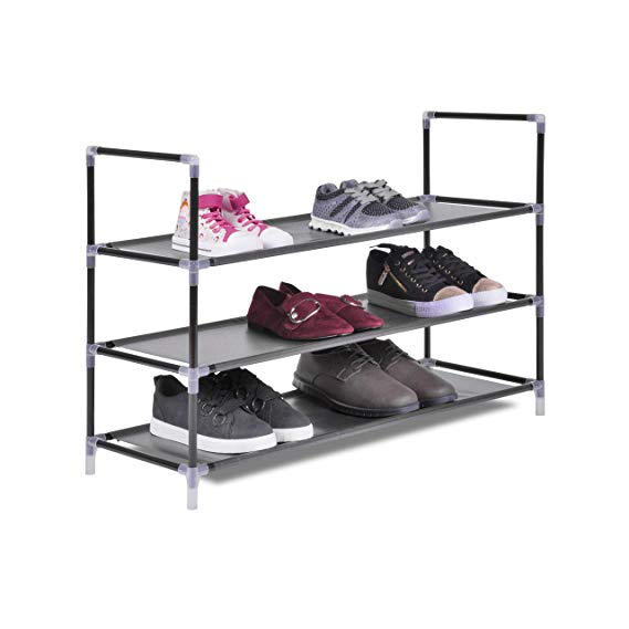 The Hanger Store 3 Tier Shelf Shoe Storage Rack Organiser for 15 pairs of shoes