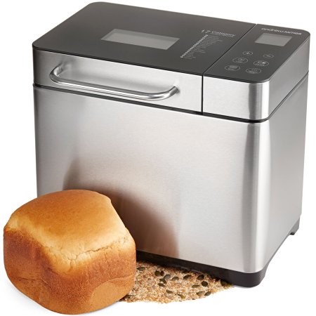 Andrew James Fresh Bake Digital Bread Maker With 17 Functions, Delay Timer And Automatic Ingredients Dispenser - Includes 2 Year Warranty