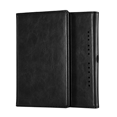 Nintendo Switch Case ,DUX DUCIS Skin Pro Serises Protective Case for Nintendo Switch - Premium PU Leather Slim Fit Play Stand Cover for Nintendo Switch 2017 (Black)
