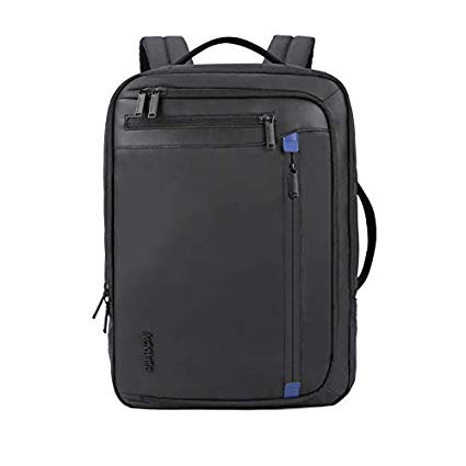 Arctic Hunter Nylon Laptop 15.6 Inch Backpack 3 in 1 Busniess Multi-functional with USB-Port & Audio Jack Port (Black)