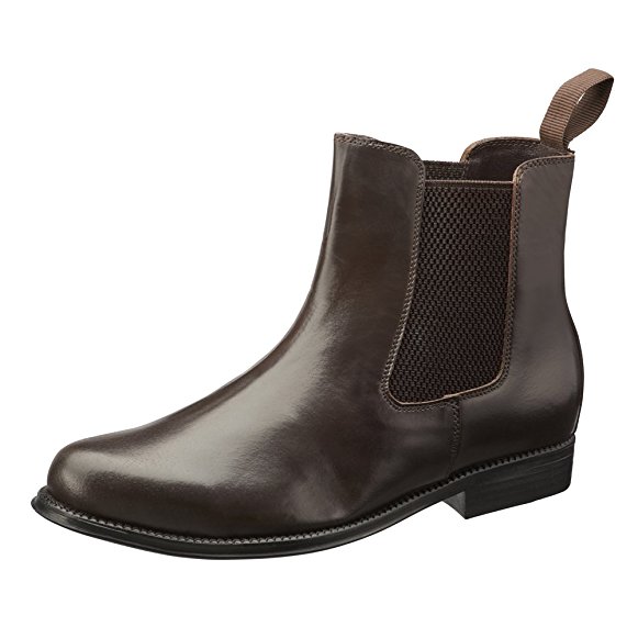 Chelsea Boots Men's Real Leather Boots with Leather Soles. In Black and Brown
