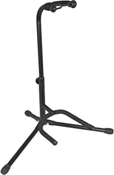 Musician's Gear Electric, Acoustic and Bass Guitar Stand Black