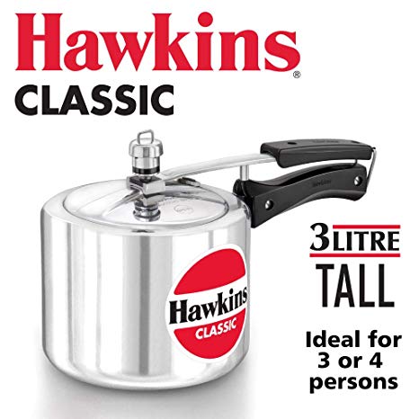 Hawkins HACL3T New Classic Cooker 3.0L Tall, Small, Silver
