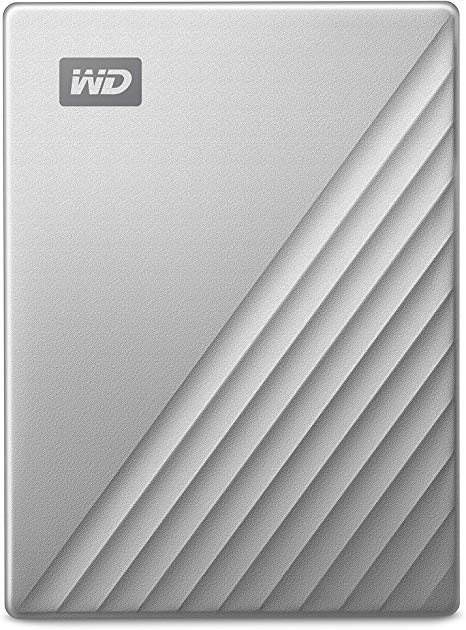 WD 2 TB My Passport Ultra for MAC, USB-C ready Silver