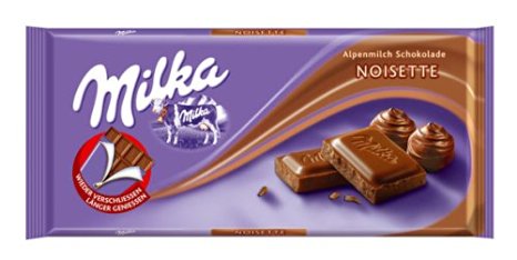 Milka Noisette Chocolate Block (100g)