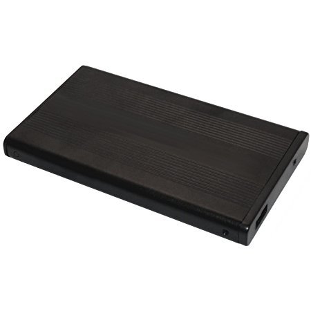 Protronix 2.5" Black USB 2.0 SATA Hard Drive Disk HDD Enclosure Case