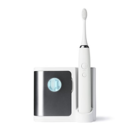 Dazzlepro Elements Sonic Toothbrush and UV Sanitizing Base, Charcoal