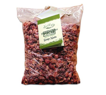 NaturOli Soap Nuts / Soap Berries TWO POUNDS- BULK & PIECES Seedless USDA Certified - Fresh Wild Harvest - Hypoallergenic, Non-toxic