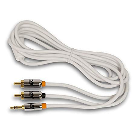 NuclearAV Baryon Cable - 3.5mm Male to Dual RCA Stereo Audio Cable