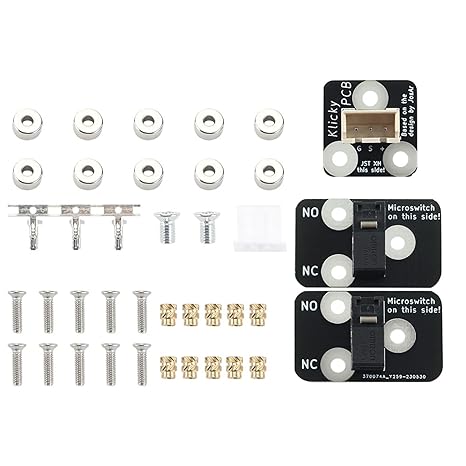 FYSETC 3D Printer Accessories Vorn 2.4 Upgraded Klicky PCB Probe Kit Z Auto Leveling Fastener Screws Nut Set Compatible with Vorn 2.4 Triden 3D Printers