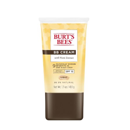 Burts Bees BB Cream with SPF 15, Light, 1.7 Ounces