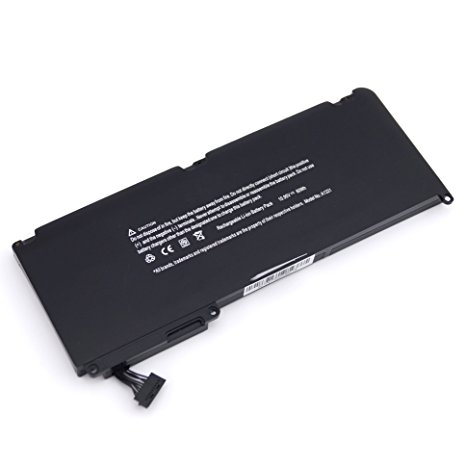SKstyle Laptop Battery for A1331 A1342 Unibody MacBook 13'' (Apple MacBook Late 2009 Mid 2010), fits 661-5391 661-5585 MC207LL/A MC516LL/A - 18 Month Warranty