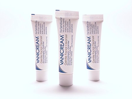 Vanicream Gentle Facial Cleanser for Sensitive Skin, 3 Count