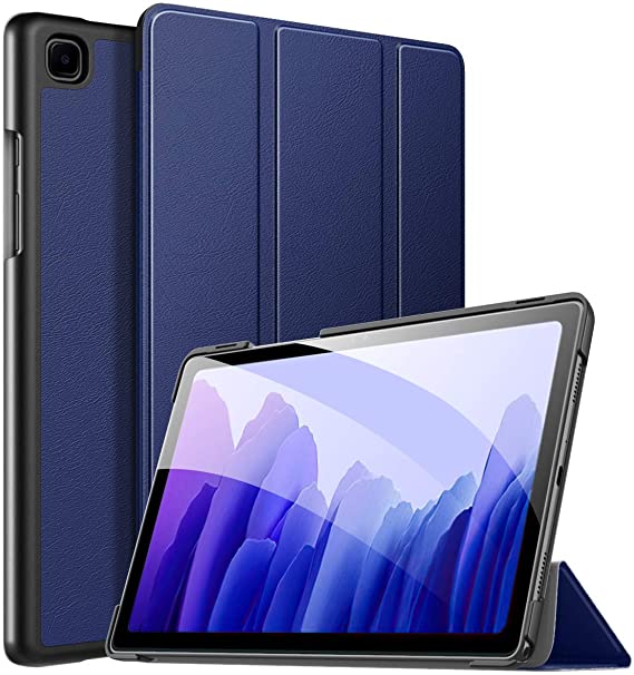 MoKo Case Compatible with Samsung Galaxy Tab A7 10.4" 2020, Ultra-Thin PU Leather Trifold Tablet Cover Shell Case Fits Samsung Galaxy Tab A7 10.4 Inch Model (SM-T500/505/507) - Indigo