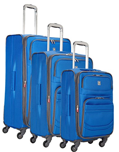 Delsey Luggage D-Lite 3 Piece Exp. Nested Spinner Luggage Set