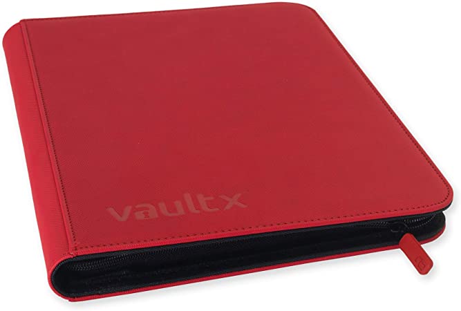 Vault X Premium Exo-Tec® Zip Binder - 9 Pocket Trading Card Album Folder - 360 Side Loading Pocket Binder for TCG