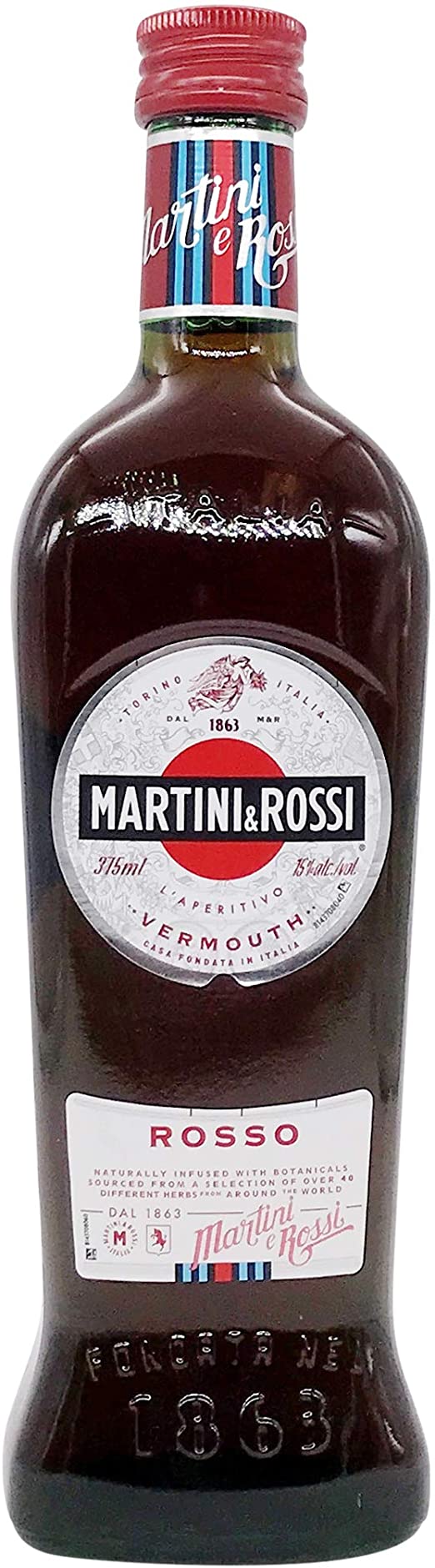 Martini & Rossi Sweet Vermouth, 375mL