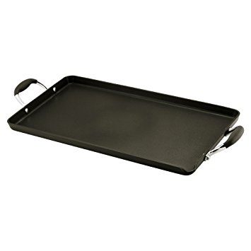 Anolon Advanced Hard Anodized Nonstick 18-by-10-Inch Double Burner Griddle
