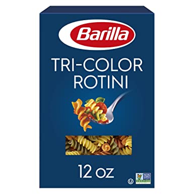 Barilla Pasta, Tri-Color Rotini, 12 oz