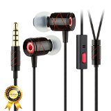 GGMM Hummingbird Lifetime Warranty Full Metal Housing Dual Driver Noise-isolating Crystal Clear Sound In-Ear Headphones With One Button Mic Black