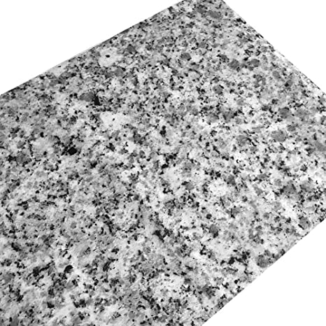 UPREDO White Grey Marble Paper Granite Look Vinyl Counter Top Vinyl Peel-Stick Shelf Liner Wallpaper Funitures Decor Sticker Paper17.7inch by 100inch