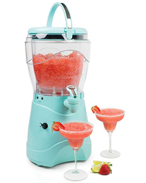 Nostalgia MSB1AQ Margarita & Slush Machine, 1 Gallon, Aqua