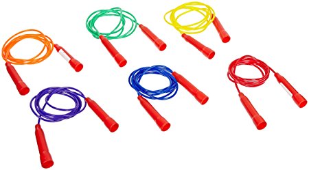 Sportime Color Jump Ropes Set- Assorted Colors-Fitness Boxing Double Unders Exercise Sports