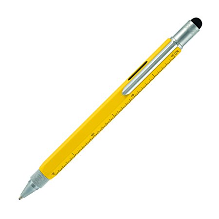 Monteverde Touch Screen Stylus Tool Ballpoint Pen, Yellow (MV35212)
