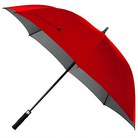 Rainlax Windproof Golf Umbrella 62 inch Oversize Canopy Automatic Open Large Outdoor Golf umbrella Rain&Wind Repellent Sun Protection Stick Umbrellas