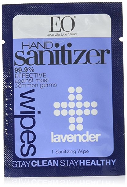 Eo Hand Sanitizer Wipe,lavender scented,24 count