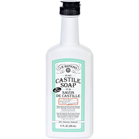 Castile Liquid HandSoap Clary Sage 11 Ounces