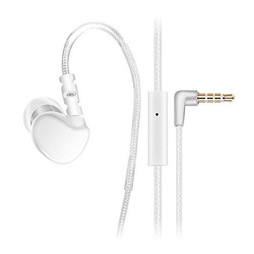 i-Kawachi(TM) In-Ear Sport headphone Running Earphone Waterproof Mobile Headset with MIC Stereo (White)
