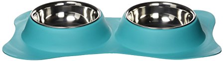 Loving Pets Bone Shaped Flex Diner for Dogs, Small