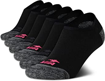 Avia Women's Cushioned No Show Liner Socks (6 Pack)